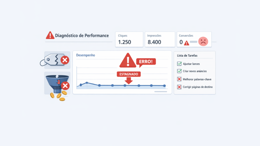 “Por que minha conta do Google Ads não está gerando conversões?