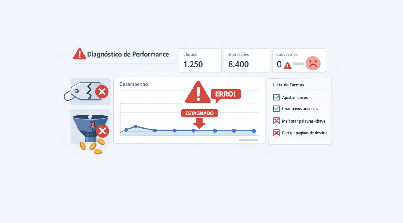 “Por que minha conta do Google Ads não está gerando conversões?