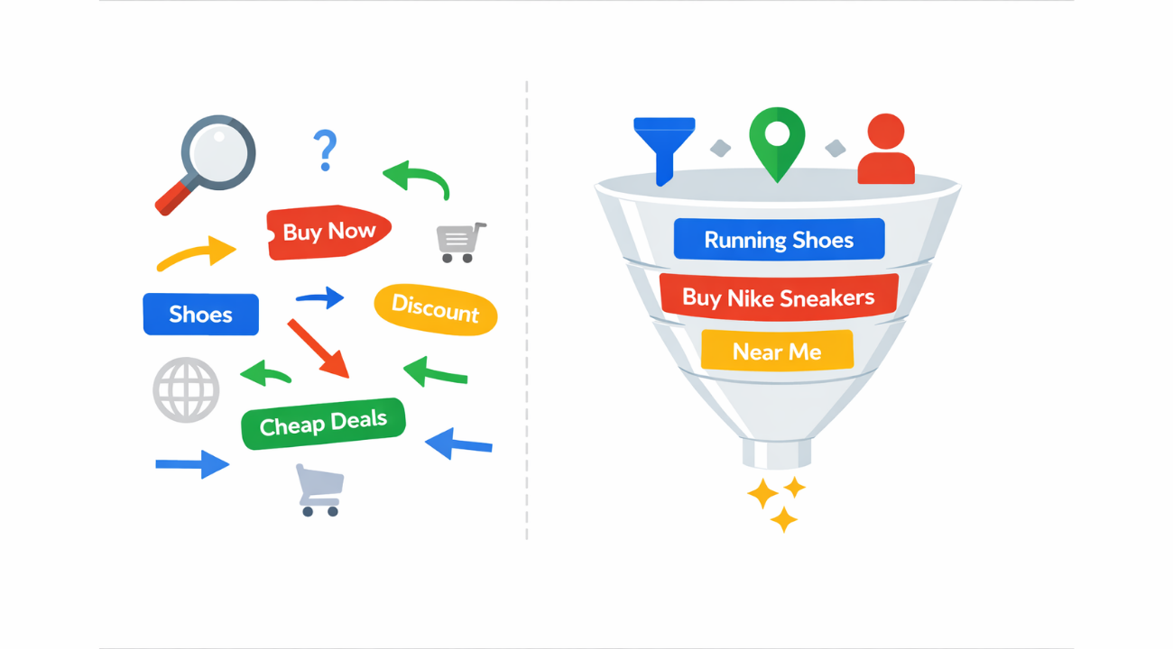 Correspondência ampla no Google Ads: o recurso que expõe quem opera sem estratégia