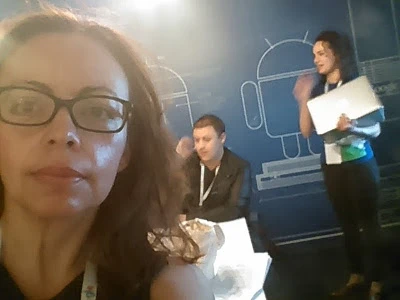 Jane Audrei em treinamento privado no Google