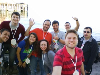 Jane Audrei com seus colegas Top Contributors